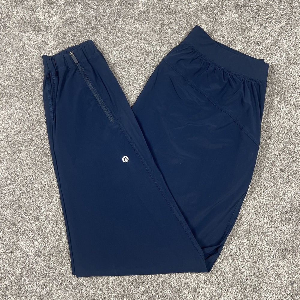 lululemon athletica Adapted State Navy Blue Running Joggers Womens Size 8 Yoga